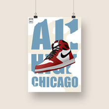 Charger l&#39;image dans la galerie, Poster &quot;CHICAGO CLOUD&quot;
